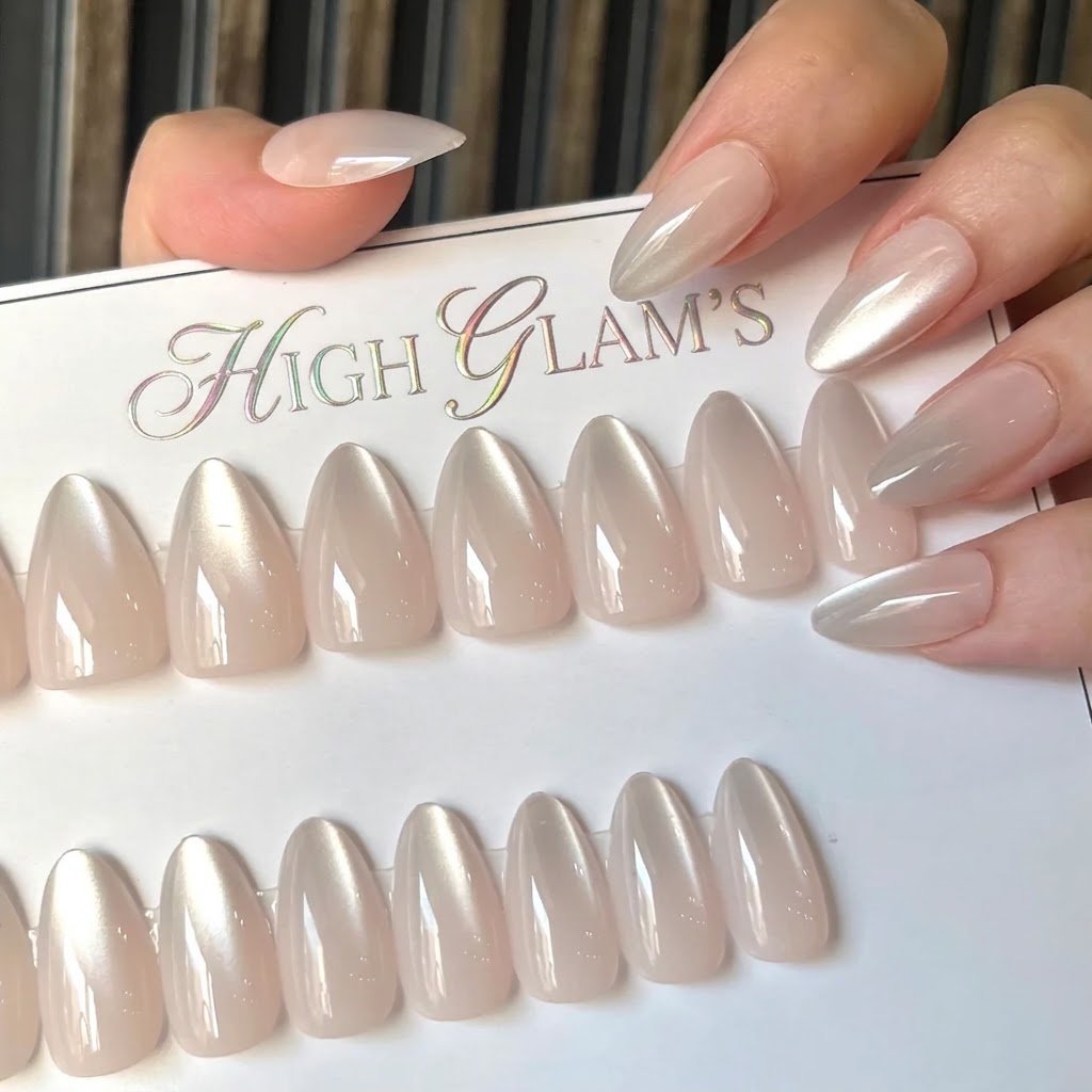 HighGlams Pearl Gloss Press-On Nails - Image 2