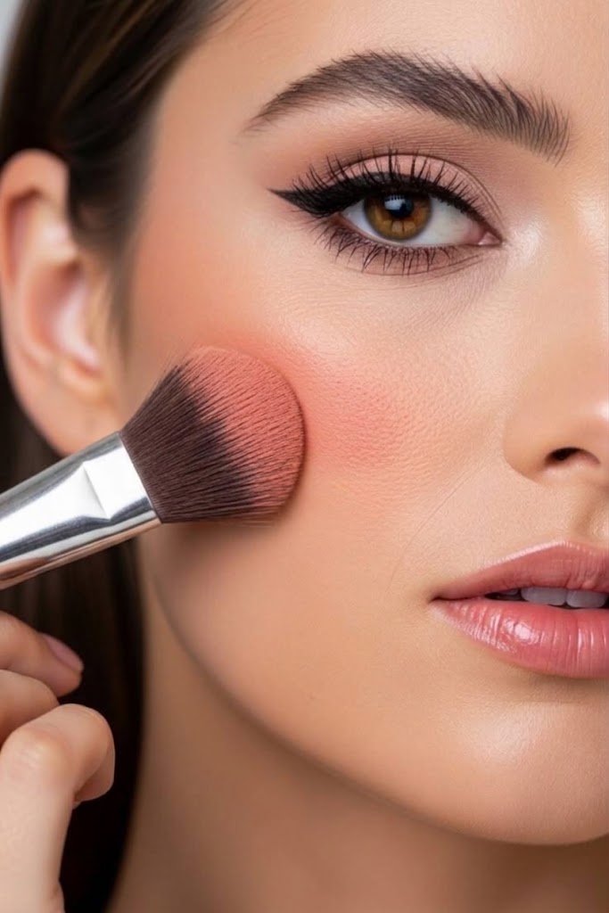HighGlams Luxe Powder Blush (Peach Shade) - Image 2